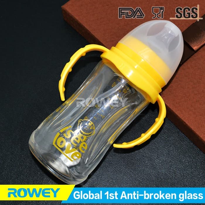 BPA Free Anti_broken Glass Baby Feeding Bottle